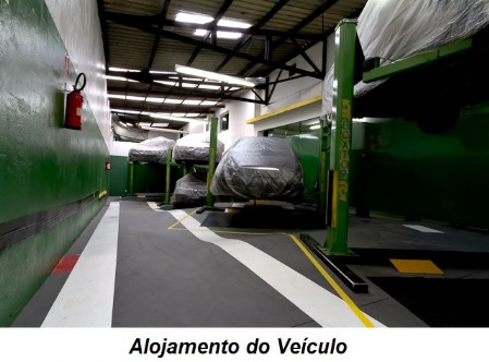 Alojamento do veículo Alojamento retífica