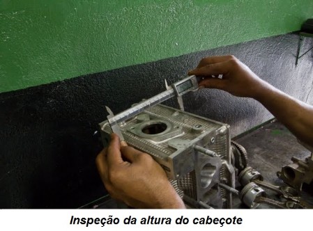 Altura do cabeçote Cabeçote retífica